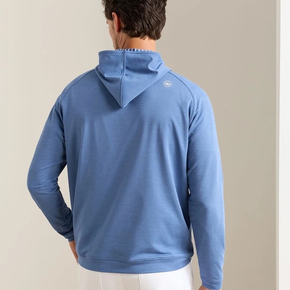Peter Millar Men's Pine Performance Hoodie - Picture 3 of 10